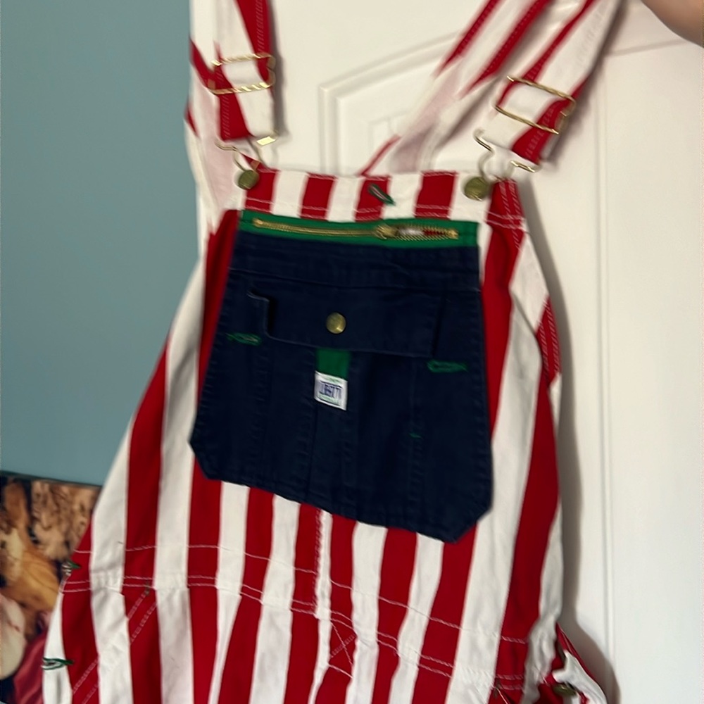 Liberty 🗽 overalls 38x32 red white and blue